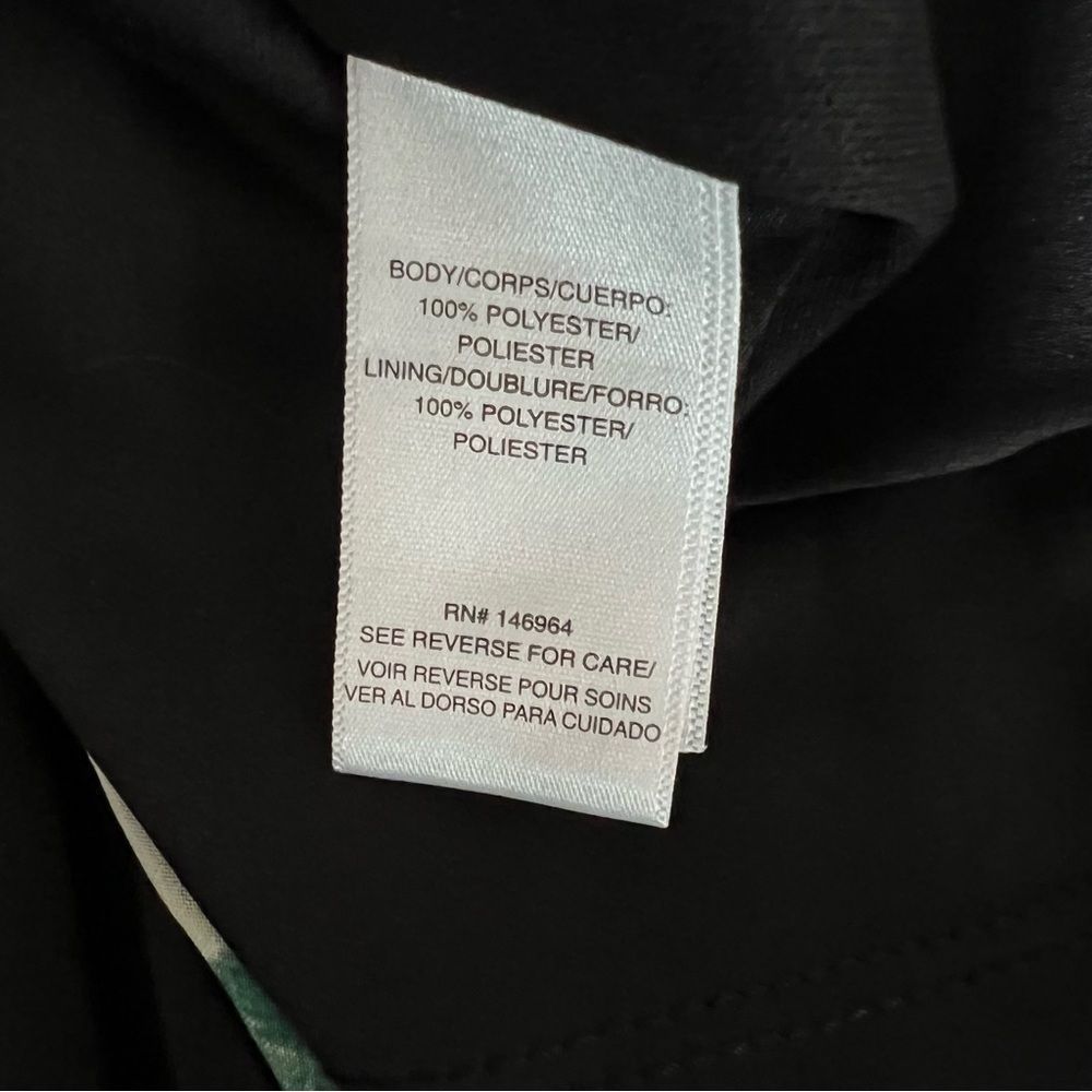 Julia Jordan Floral halter chiffon midi dress Ladies size 2 Black multi - Picture 8 of 8